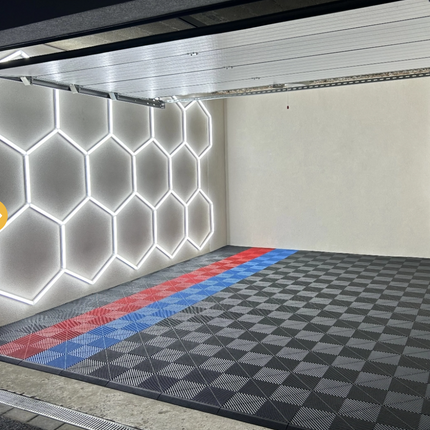 Klickfliesen für Werkstatt Garage, Messen, Halle Showroom, Bodenfliesen